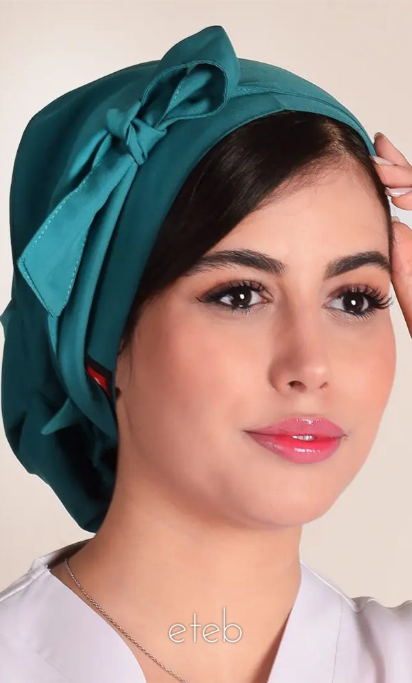 کلاه گره ای حجاب سبز کله غازی ICV212