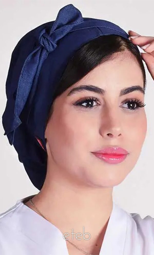 کلاه گره ای حجاب طرح جين ICV216