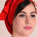 کلاه گره ای حجاب قرمز ICV220 | ایطب