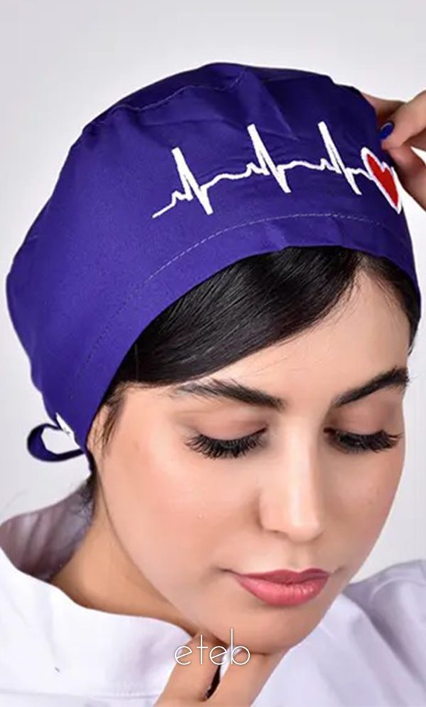کلاه جراحی بند کوچک ECG بنفش سيزگى ICV306
