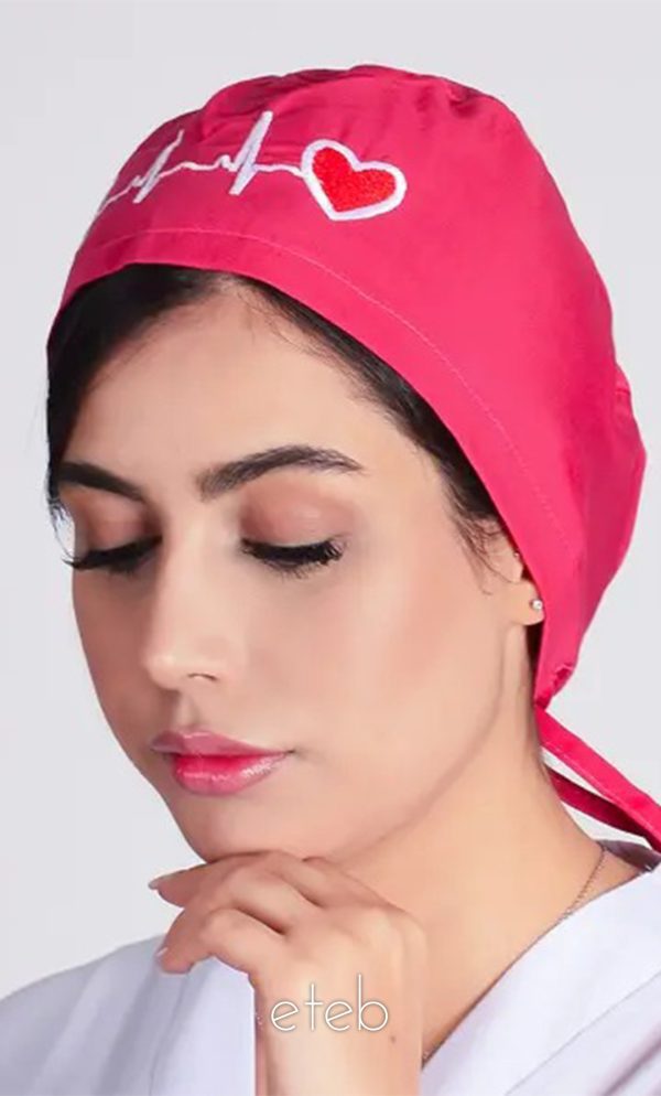 کلاه جراحی بند کوچک ECG  سرخابی ICV314