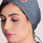 کلاه جراحی بند کوچک ECG طوسی طرح جین ICV317