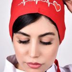 کلاه جراحی بند کوچک ECG قرمز ICV319