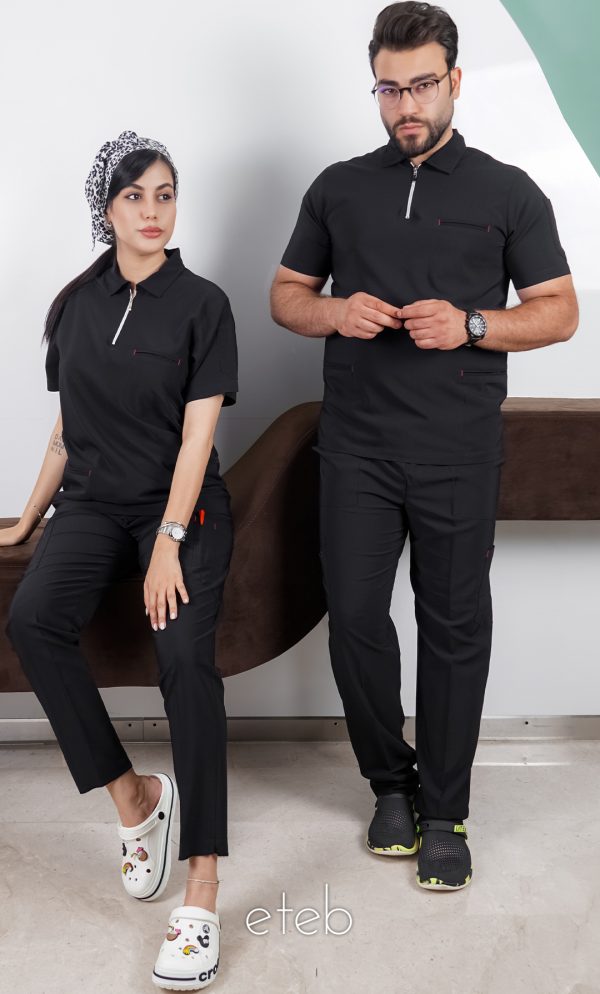 اسکراب شلوار مدفلکس مشکی ISV604
