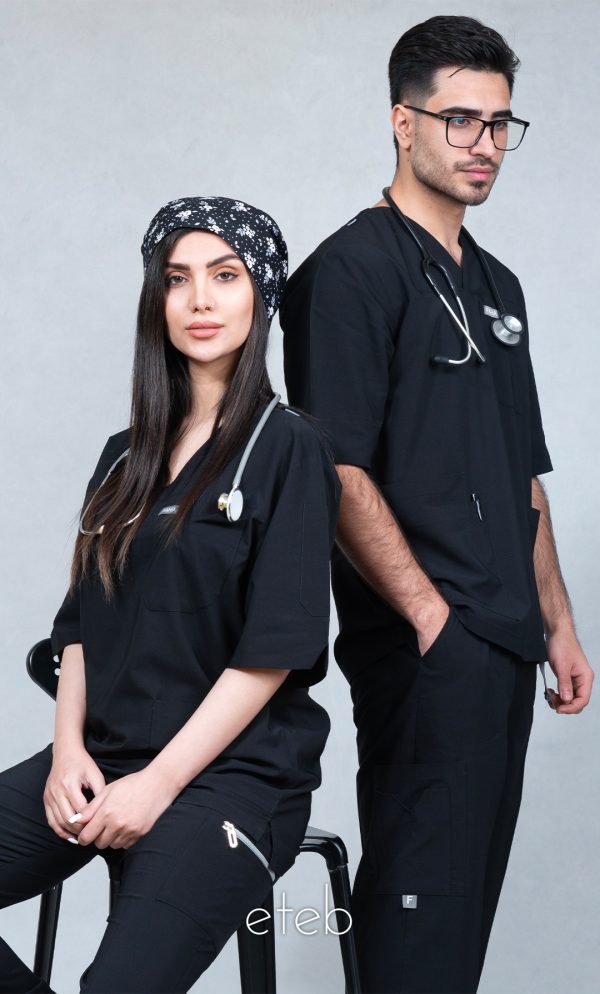 اسکراب شلوار لوتوس مشکی ISFA304