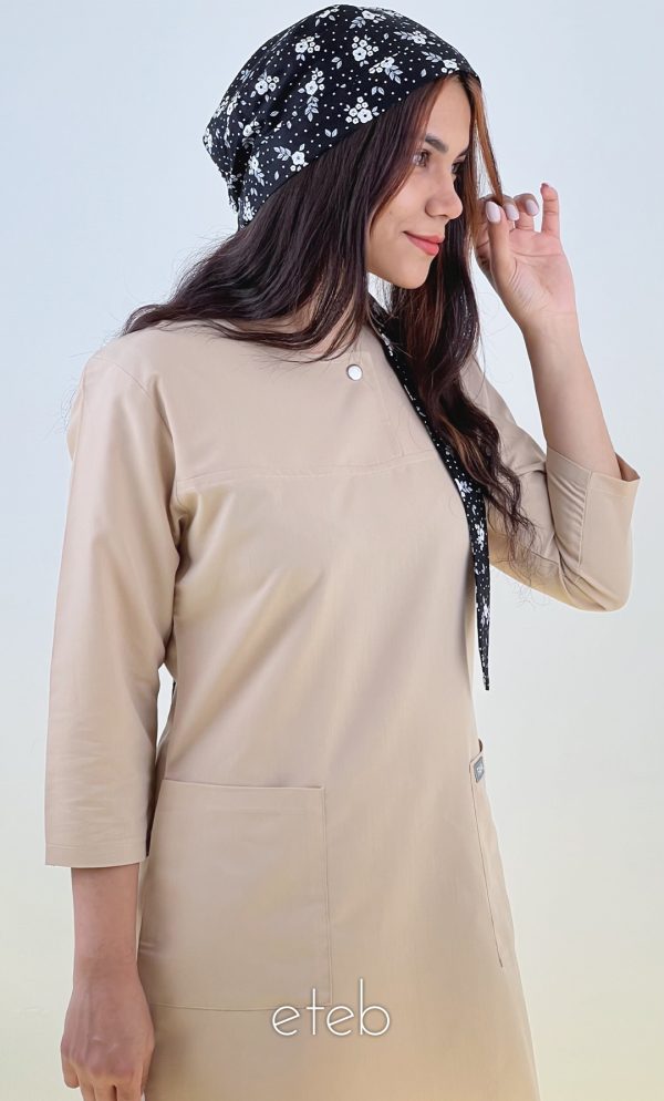 تونیک شلوار الیت کرمی ITFA103
