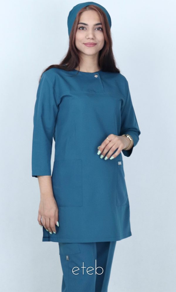 تونیک شلوار الیت سبز کله غازی ITFA113