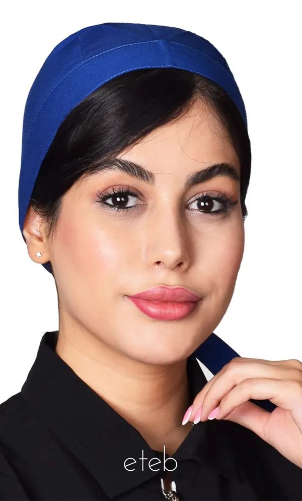 کلاه کوچک پایلوت آبی کاربنی