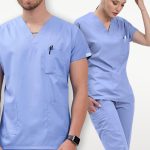 آبی آسمانی - اسکراب شلوار جونیور ISMD202