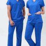 آبی کاربنی - اسکراب شلوار جونیور ISMD203