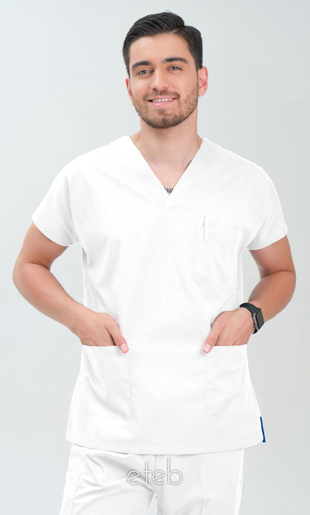 سفید - اسکراب شلوار جونیور ISMD212 | ایطب