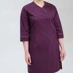 بادمجانی - تونیک شلوار زنانه لیبرتا ITMD203 | ایطب