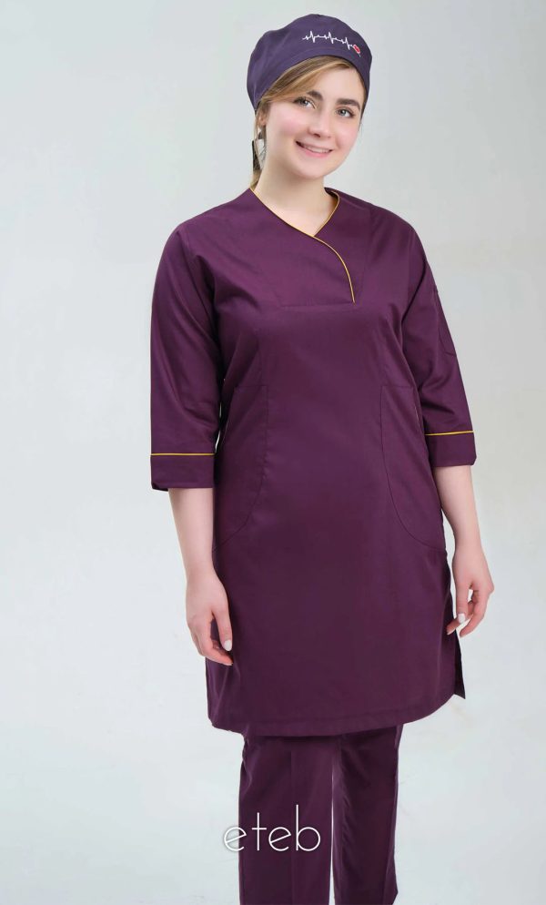 بادمجانی – تونیک شلوار زنانه لیبرتا ITMD203