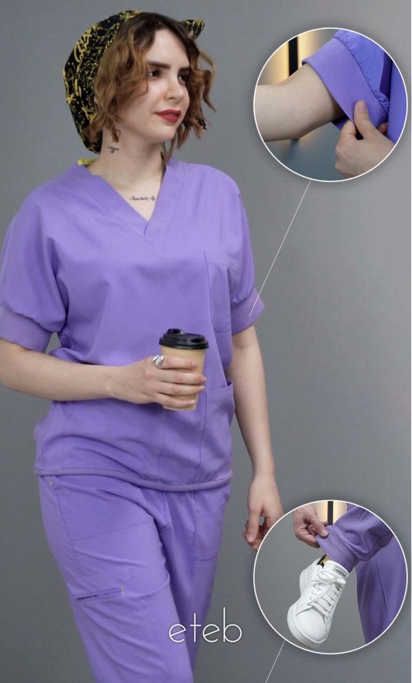 اسکراب شلوار گری پلاس یاسی ISV504