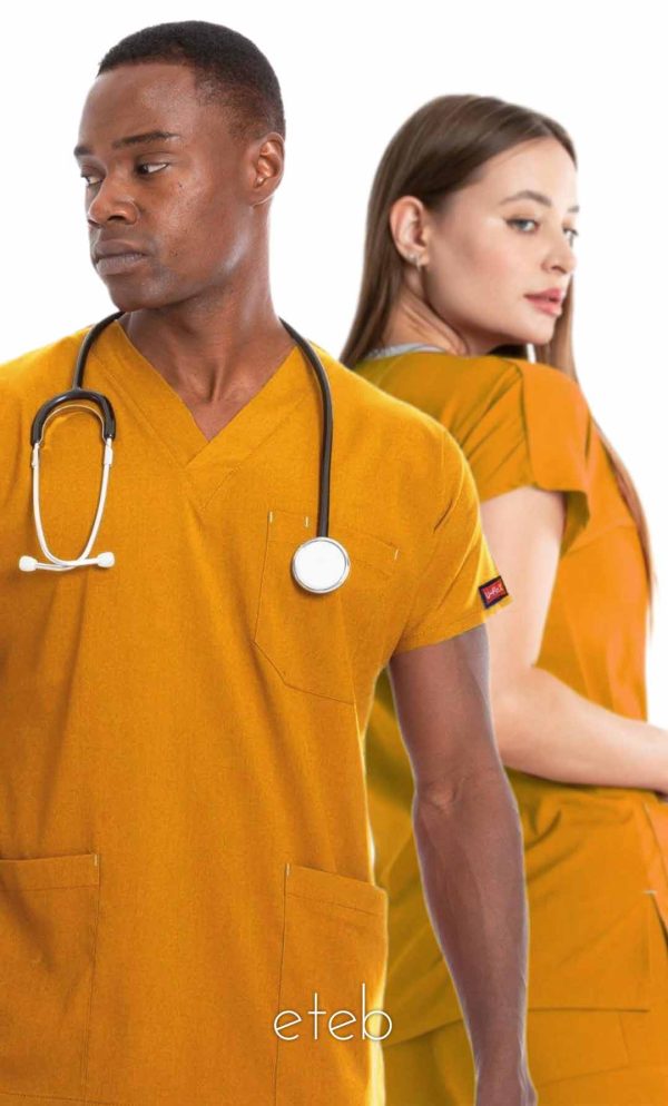 اسکراب شلوار یوفلکس خردلی