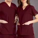  اسکراب شلوار سیزگی زرشکی 