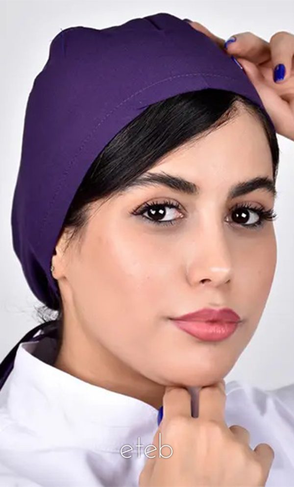 کلاه جراحی بند کوچک  بنفش یوفلکس ICV106