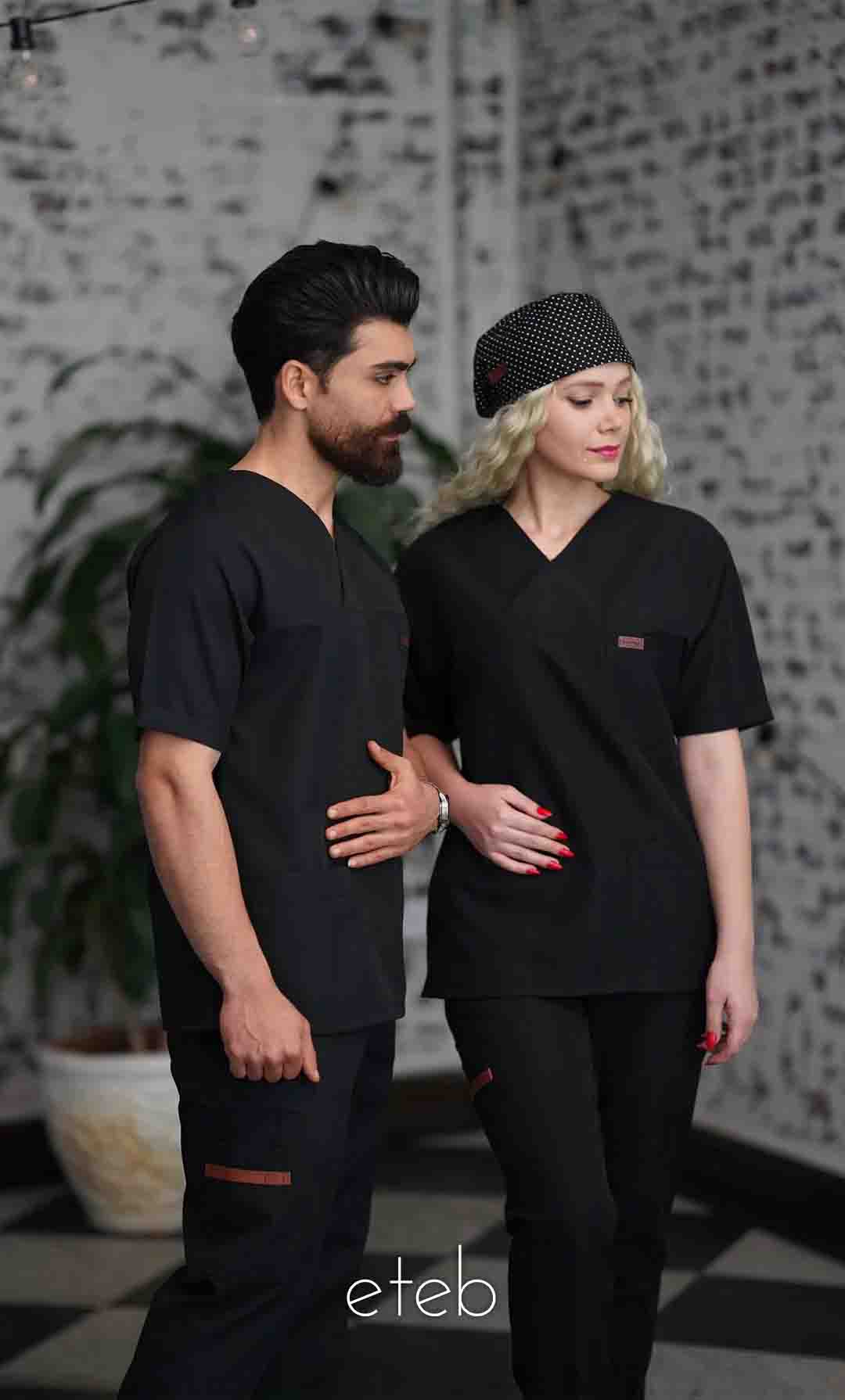 اسکراب یونیسکس پرشیا اورا مشکی ISOR305