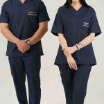 اسکراب یونیسکس یقه هفت سورمه ای اورا ISOR105