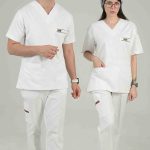 اسکراب یونیسکس یقه هفت سفید اورا ISOR104