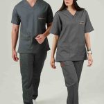 اسکراب یونیسکس یقه هفت طوسی اورا ISOR109 | ایطب