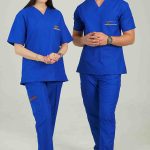 اسکراب یونیسکس یقه هفت آبی کاربنی اورا ISOR110 | ایطب