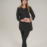 تونیک شلوار سه ربع مشکی اورا ITOR103