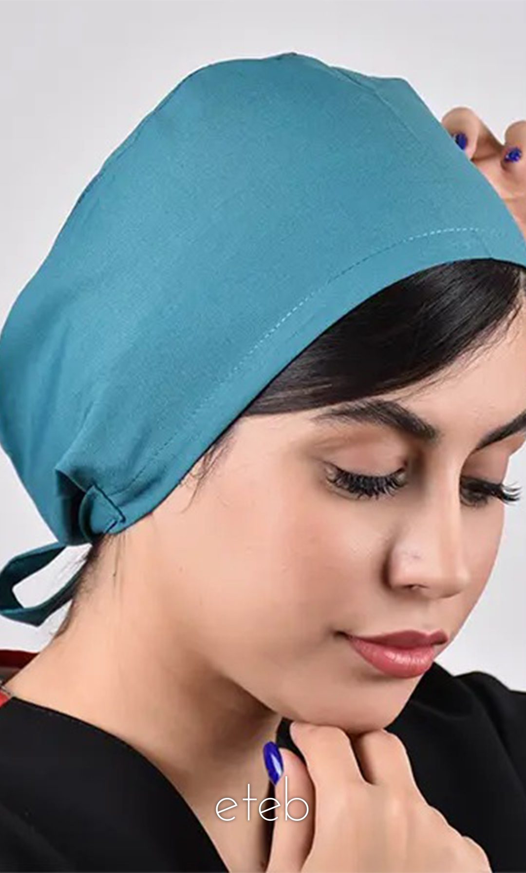 کلاه جراحی بند کوچک سبز کله غازی ICV111 | ایطب