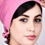 کلاه جراحی بند کوچک صورتی ICV115 | ایطب