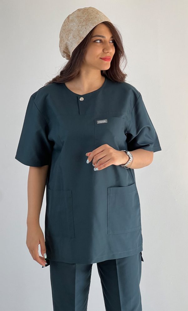 اسکراب شلوار الیت سبز تیره ISFA110