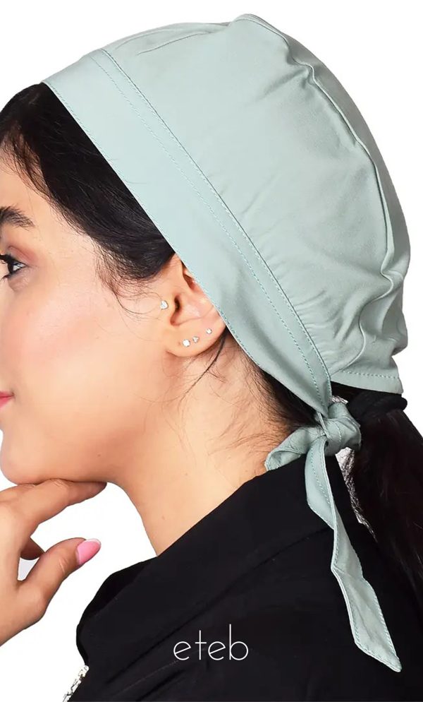 کلاه کوچک پایلوت سبز پاستیلی