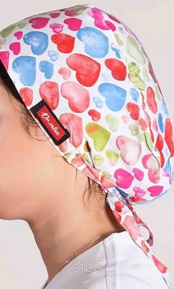کلاه بند کوچک طرحدار کد ICS5033