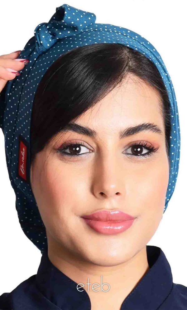 کلاه گره ای حجاب طرحدار ICS6070