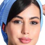 کلاه گره ای حجاب طرحدار ICS6067 | ایطب