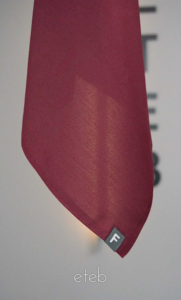 مینی اسکارف زرشکی ICFA401