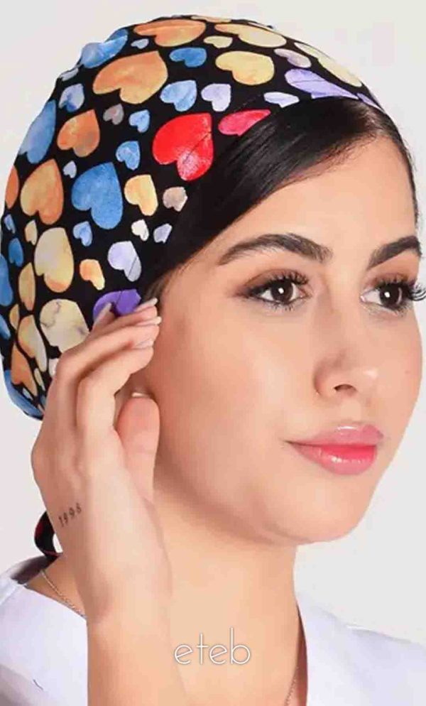 کلاه بند کوچک طرحدار کد ICS5059