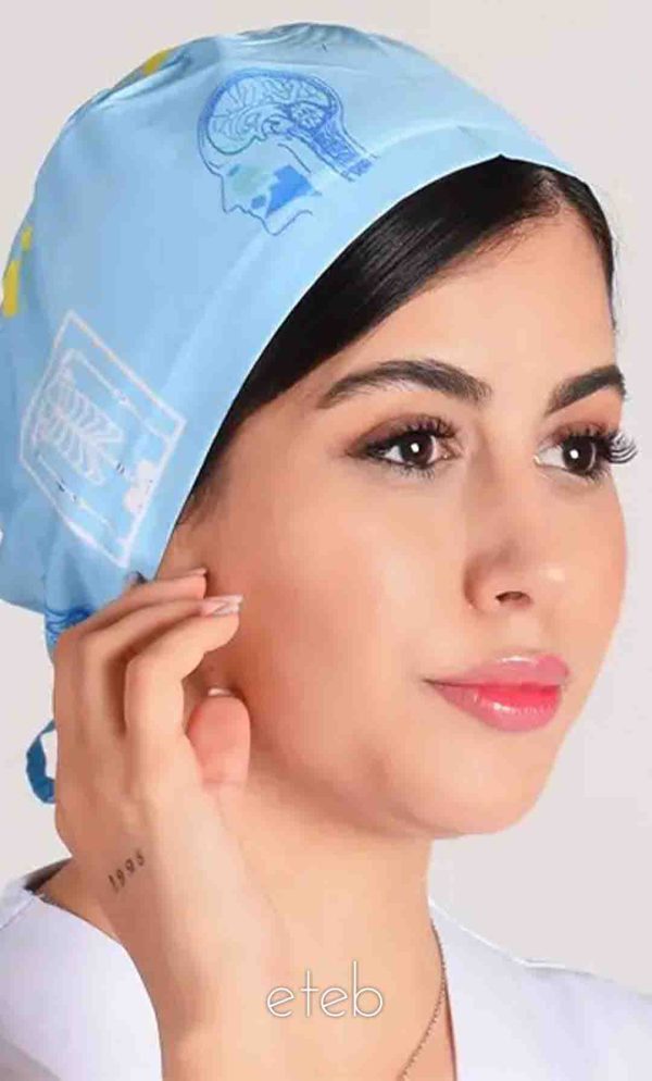 کلاه بند کوچک طرحدار کد ICS5022