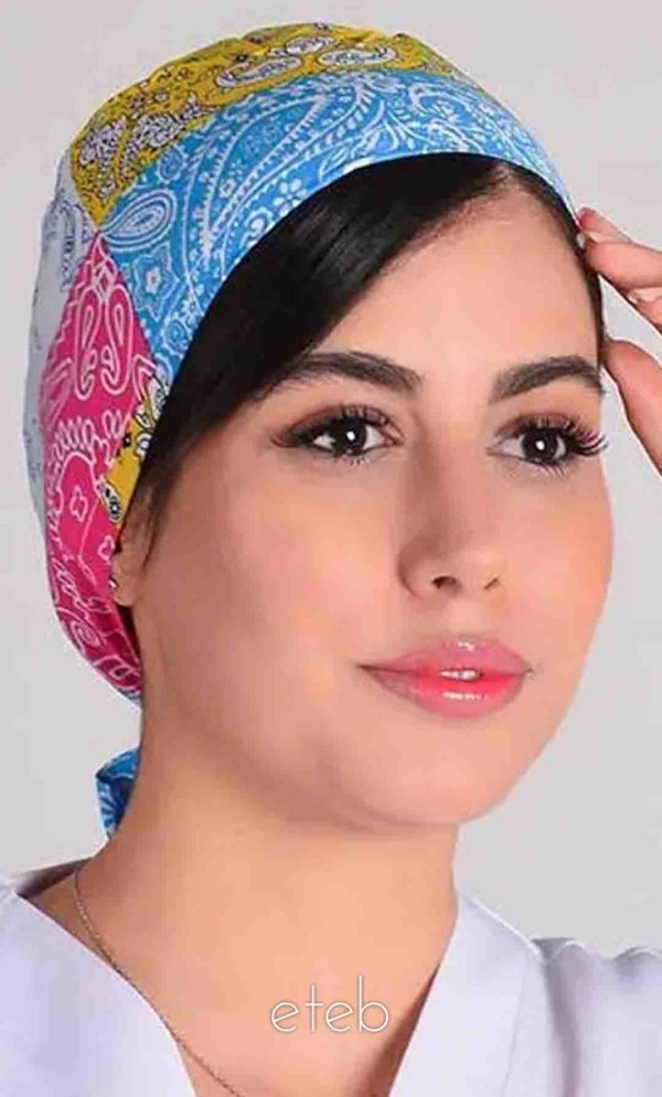 کلاه بند کوچک طرحدار کد ICS5024