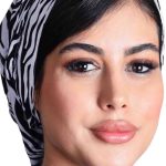 کلاه گره ای حجاب طرحدار ICS6099 | ایطب