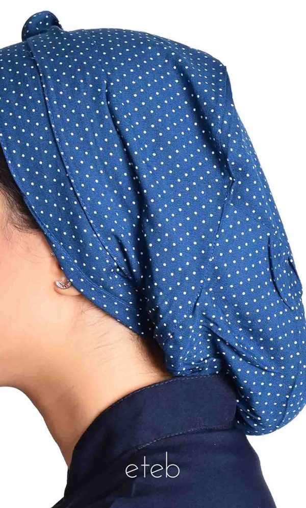کلاه گره ای حجاب طرحدار ICS6068