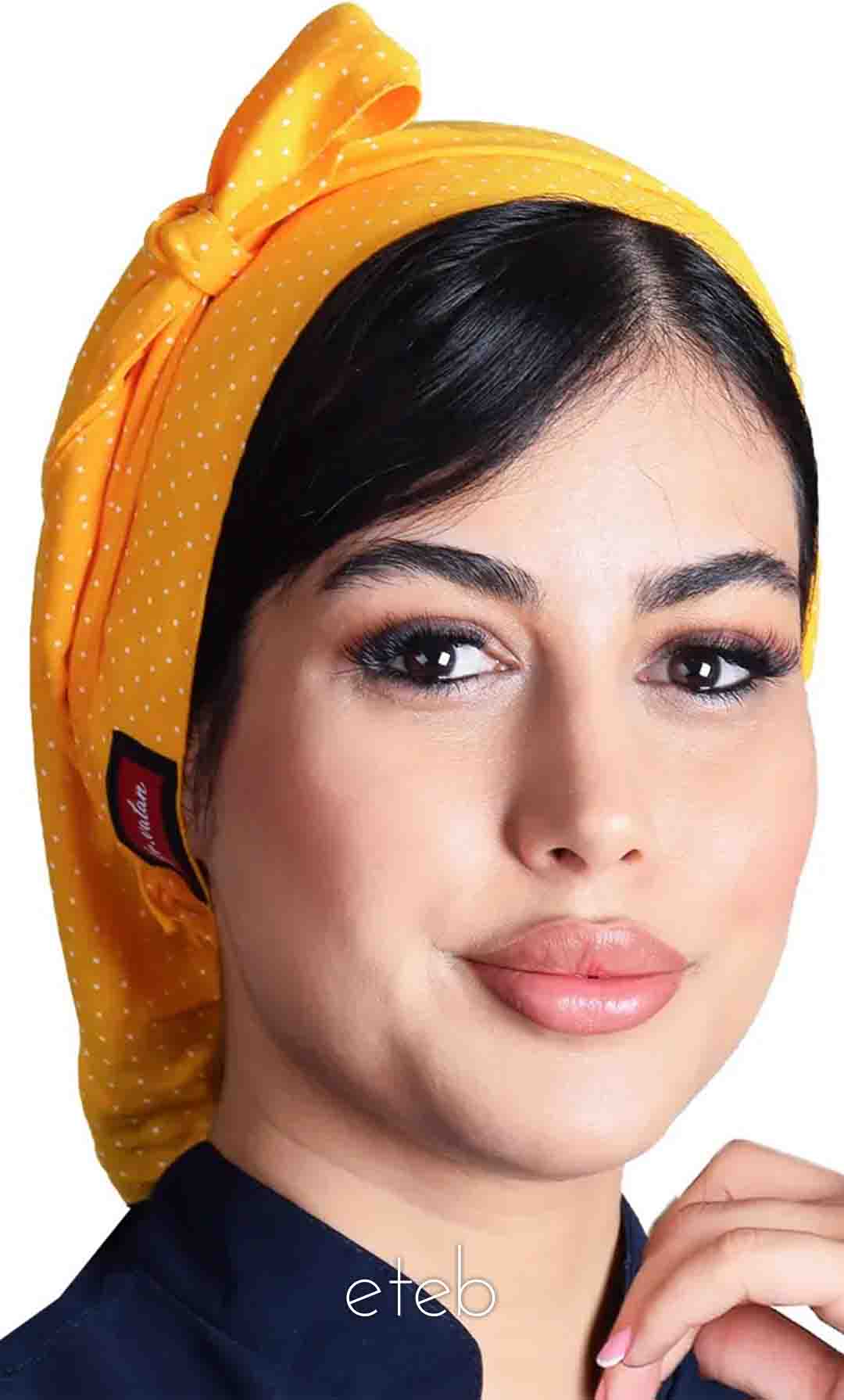 کلاه گره ای حجاب طرحدار ICS6116 | ایطب