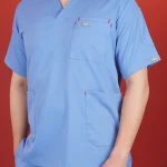  اسکراب شلوار فیگز آبی پاستیلی 