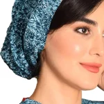 کلاه گره ای حجاب طرحدار ICS6148