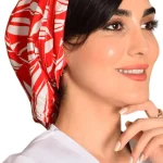 کلاه گره ای حجاب طرحدار ICS6135