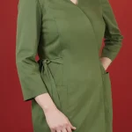 تونیک شلوار بنددار سبز