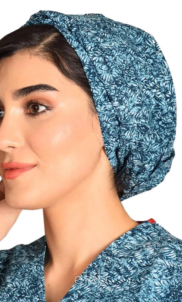 کلاه گره ای حجاب طرحدار ICS6148