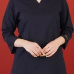 تونیک شلوار سیزگی پلاس سورمه ای 