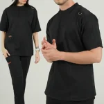 اسکراب شلوار یقه دیپلمات اورا مشکی